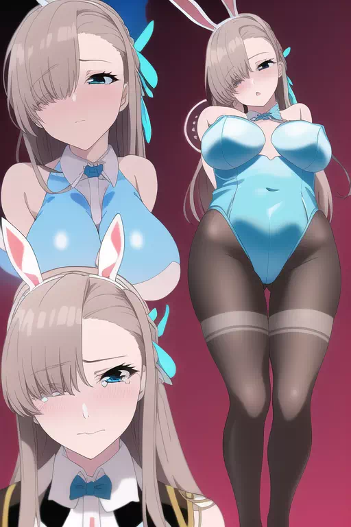 bunny asuna belly inflation