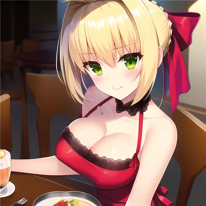 裸エプロンネロ(Nero in a naked apron)