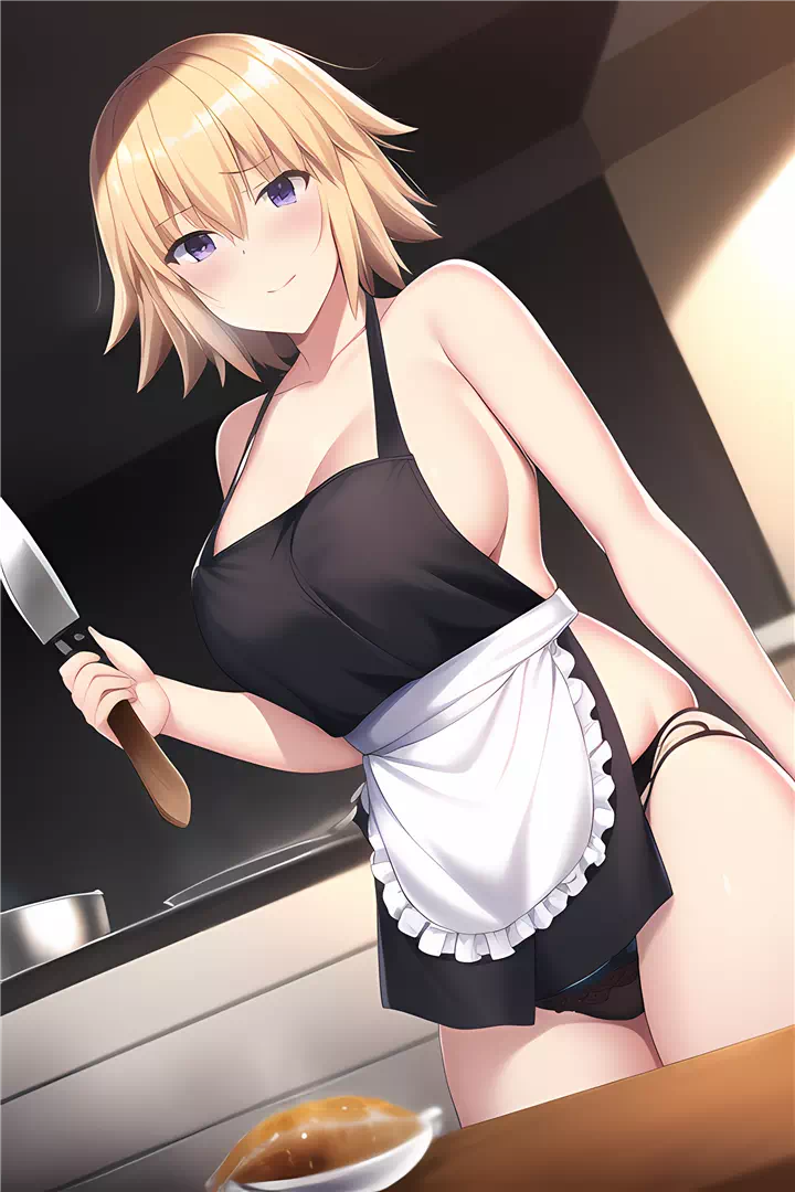 裸エプロンジャンヌ(Jeanne in a naked apro