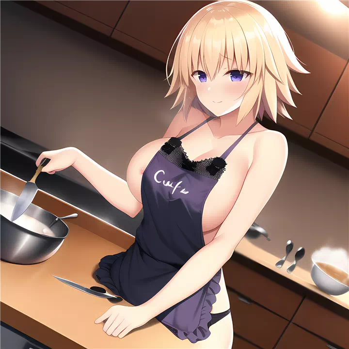 裸エプロンジャンヌ(Jeanne in a naked apro