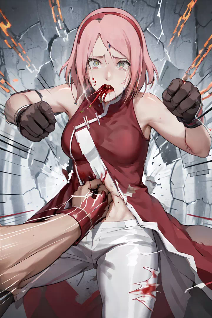 Sakura belly punch (canon)