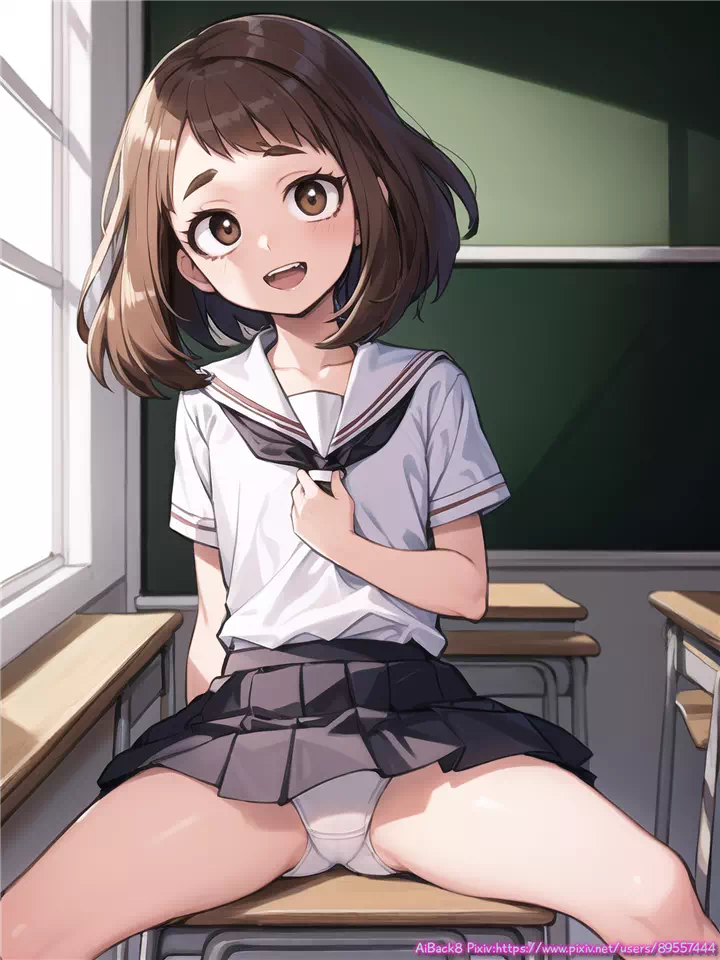 4)ochaco front panties #2