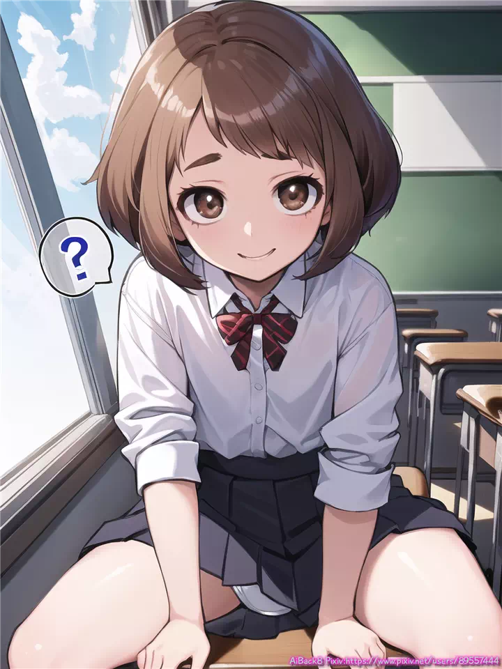 4)ochaco front panties #2