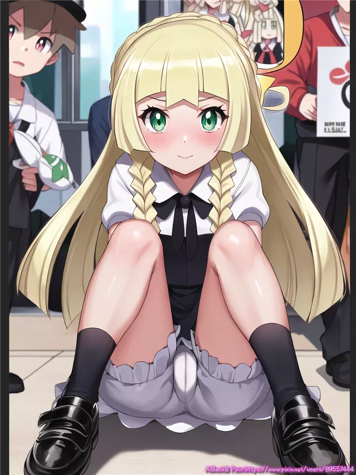 4)lillie maid sitting #1