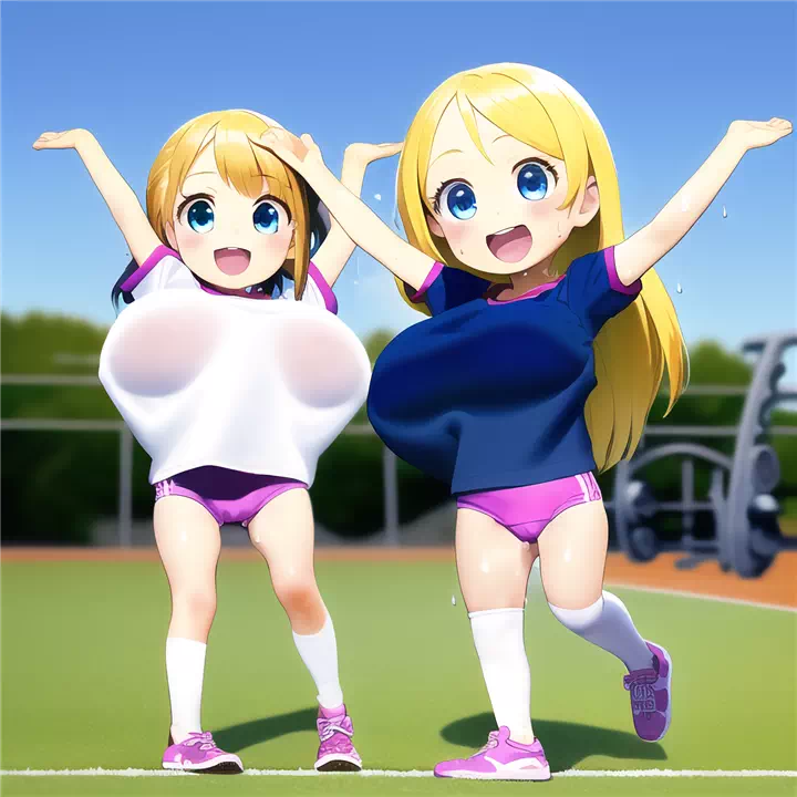 ブルマ乳合わさない