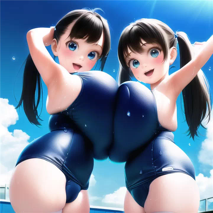 スク水爆乳乳合わせ_5