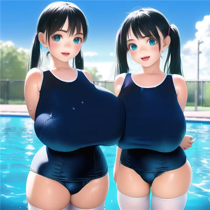 スク水爆乳乳合わせ_5