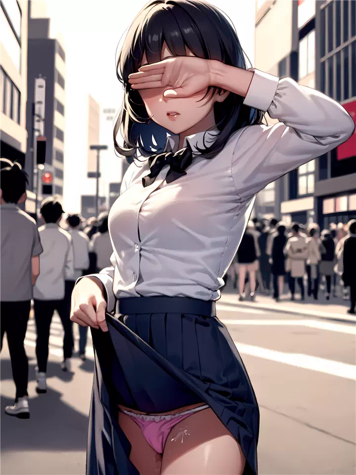 目隠しガールズ　Girls with eyes covered