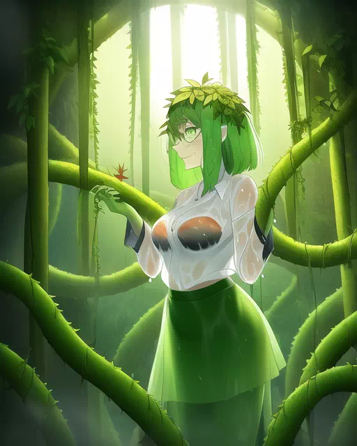 Plant girl scientist 2