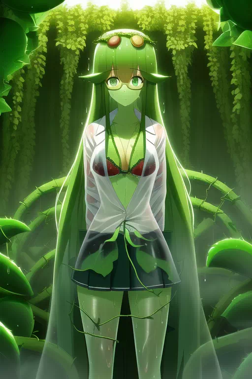 Plant girl scientist 2