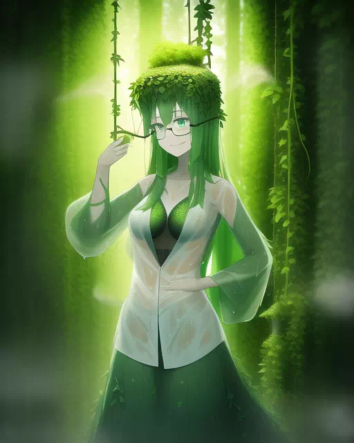 Plant girl scientist 2