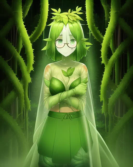 Plant girl scientist 2