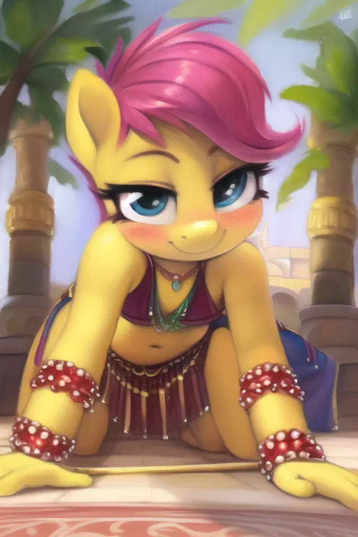 Belly Dancer Scootaloo 2