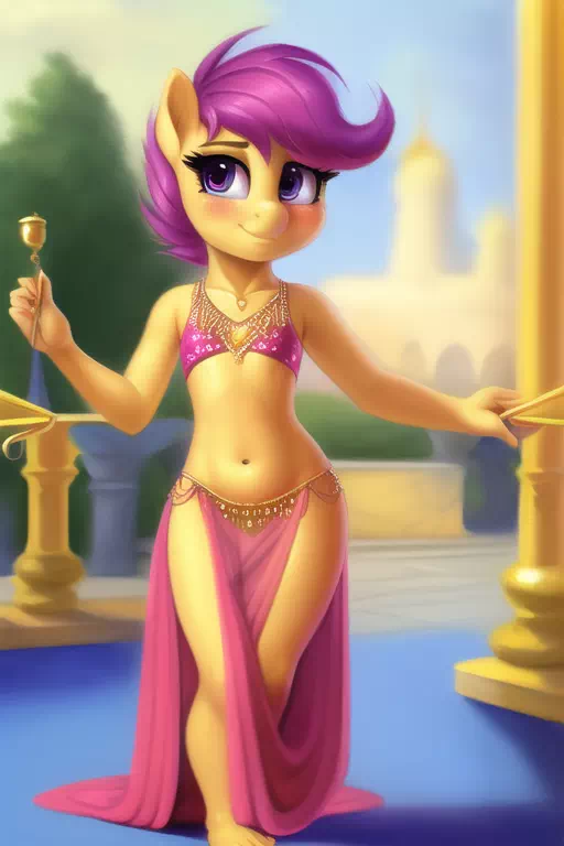 Belly Dancer Scootaloo 2