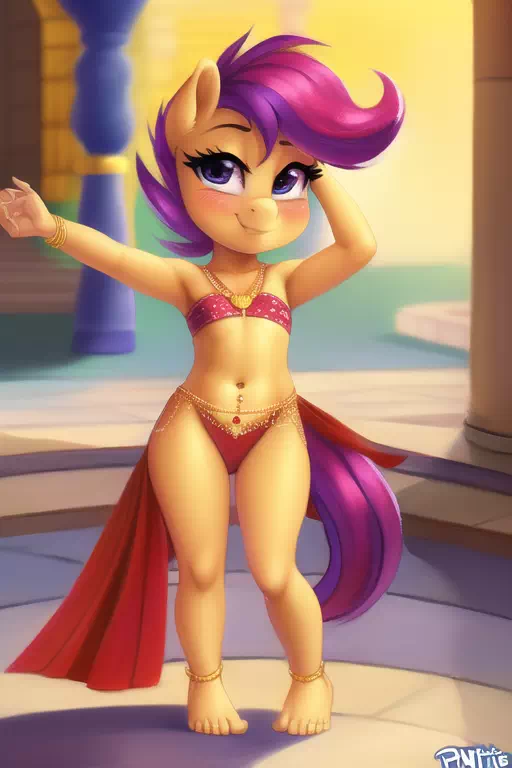 Belly Dancer Scootaloo 2