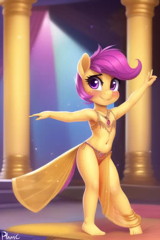 Belly Dancer Scootaloo 2