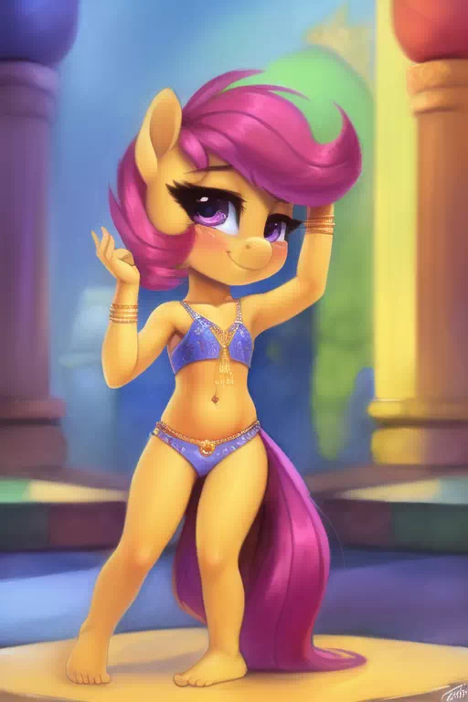 Belly Dancer Scootaloo 2