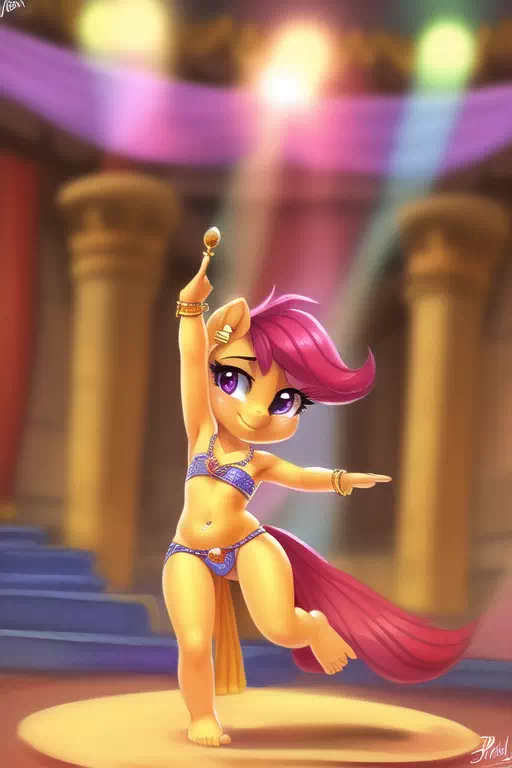 Belly Dancer Scootaloo 2