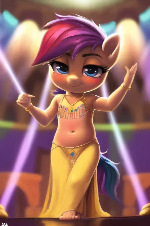 Belly Dancer Scootaloo 2