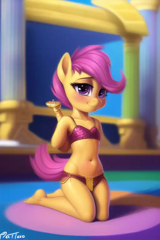 Belly Dancer Scootaloo 2