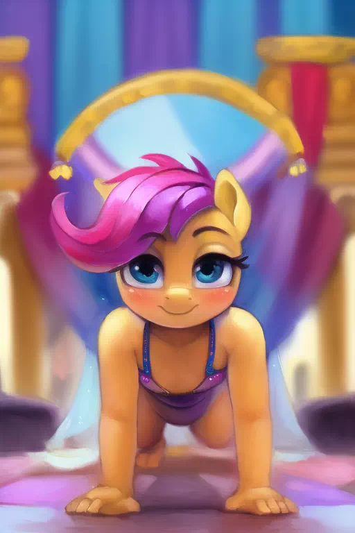 Belly Dancer Scootaloo 2