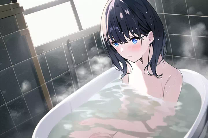 宝多六花のお風呂シーン　【シャワー、泡、入浴】