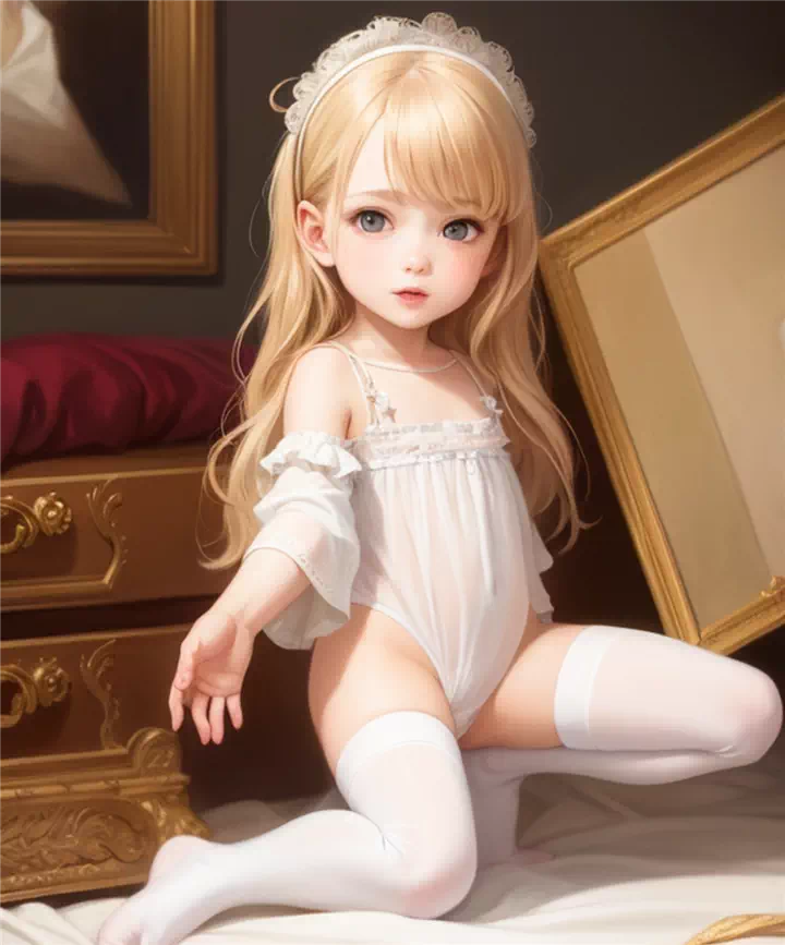 絵画調な女の子　続き