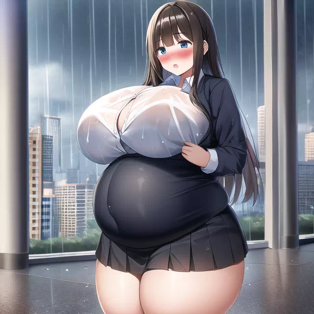 novelAI fat school girl7