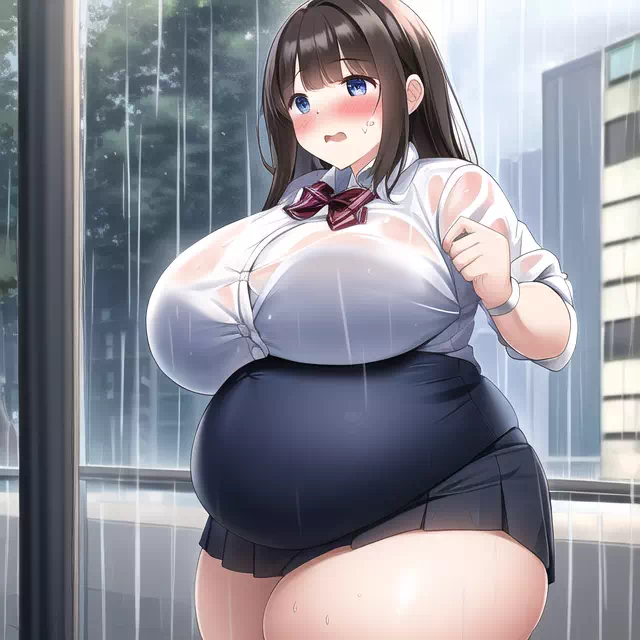 novelAI fat school girl7