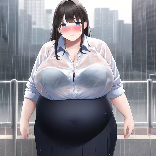 novelAI fat school girl7