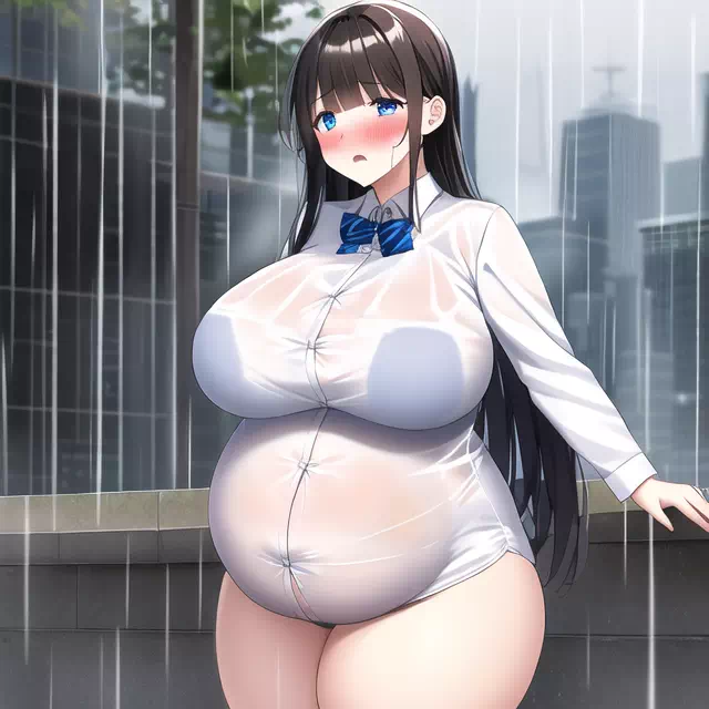 novelAI fat school girl7