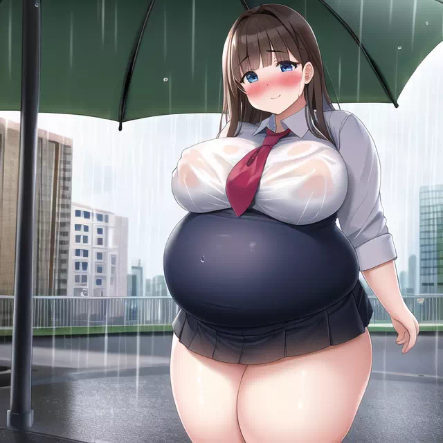 novelAI fat school girl7