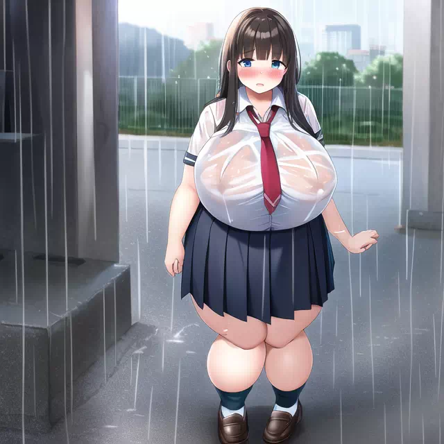 novelAI fat school girl7