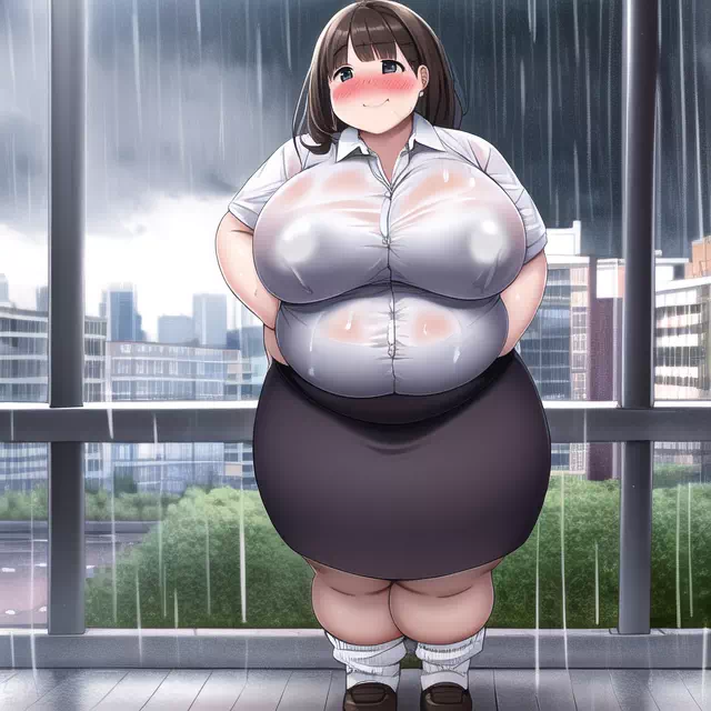 novelAI fat school girl7