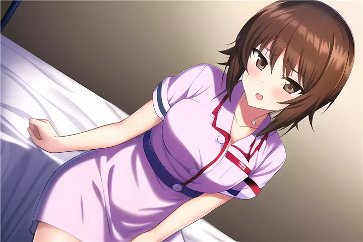 看護婦西住まほのストリップ自慰(nurse maho play)