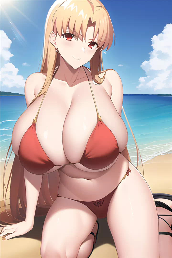 Empress Gilgamesh in the Beach