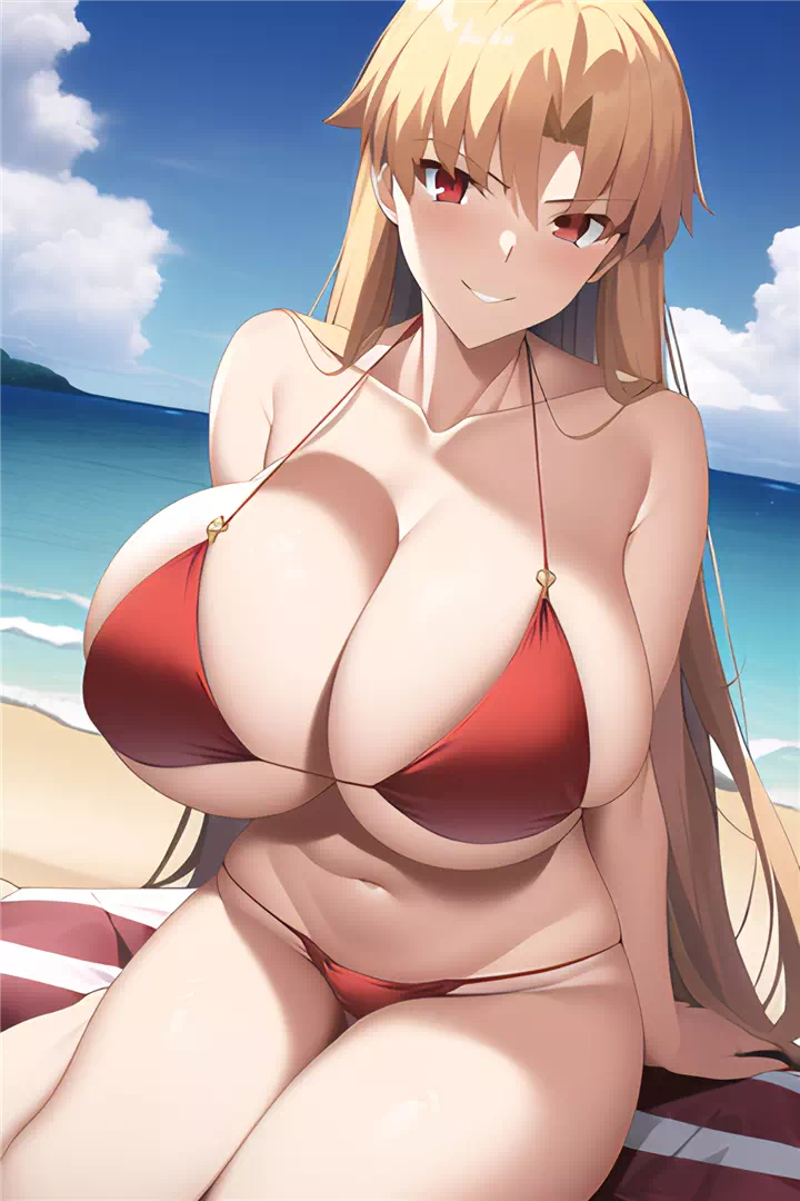 Empress Gilgamesh in the Beach