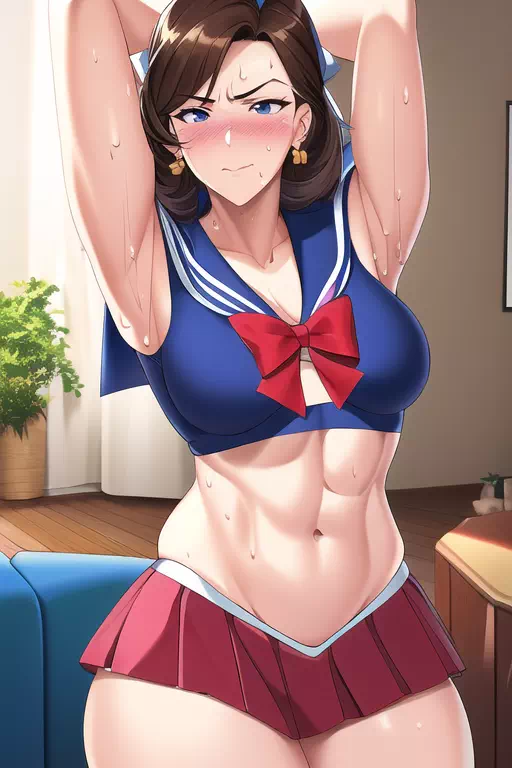 Moms forced to dress like Sailor