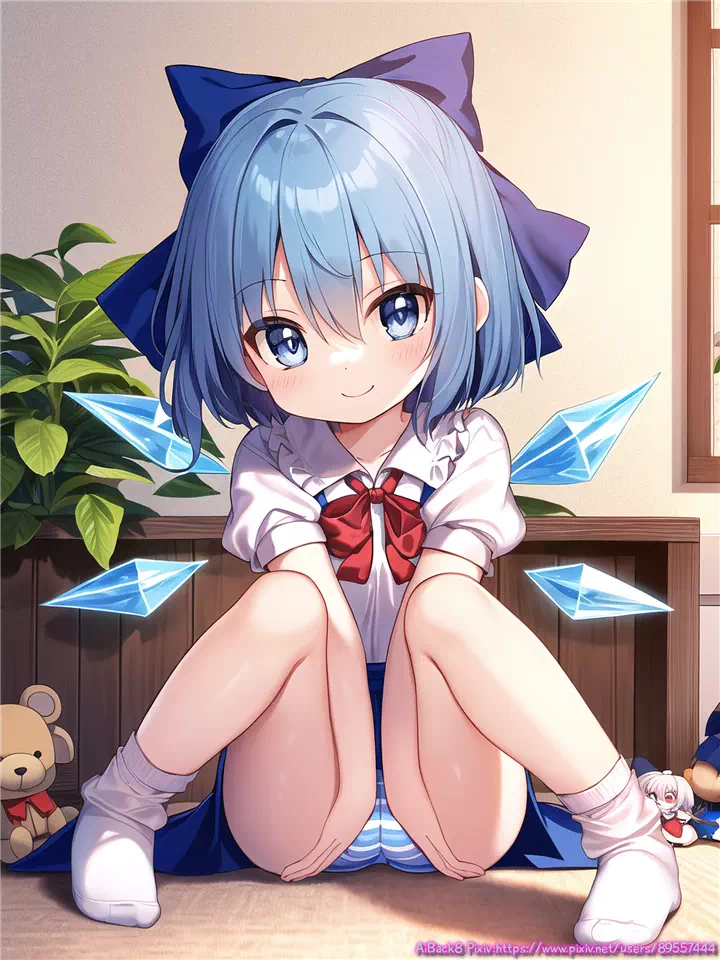 4)cirno sitting #1