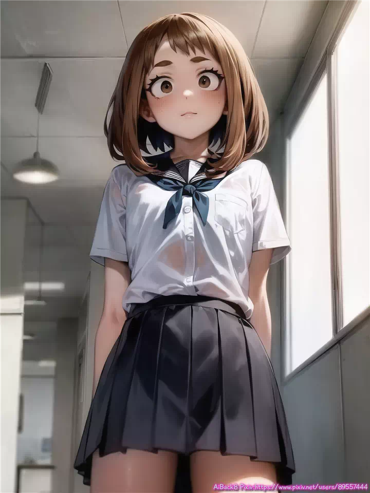 4)ochaco front panties #1