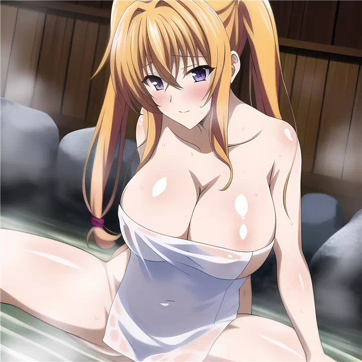 紫藤イリナ・温泉(Irina in a hot spring)