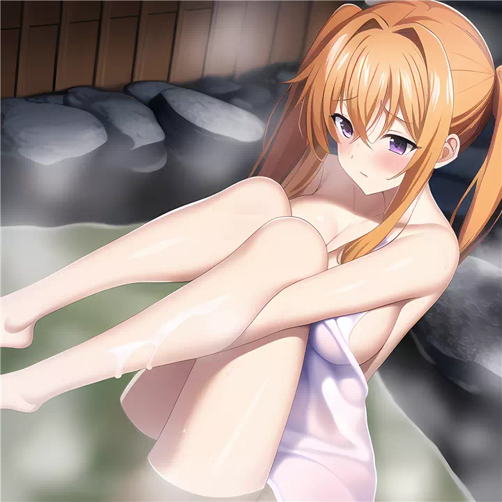 紫藤イリナ・温泉(Irina in a hot spring)