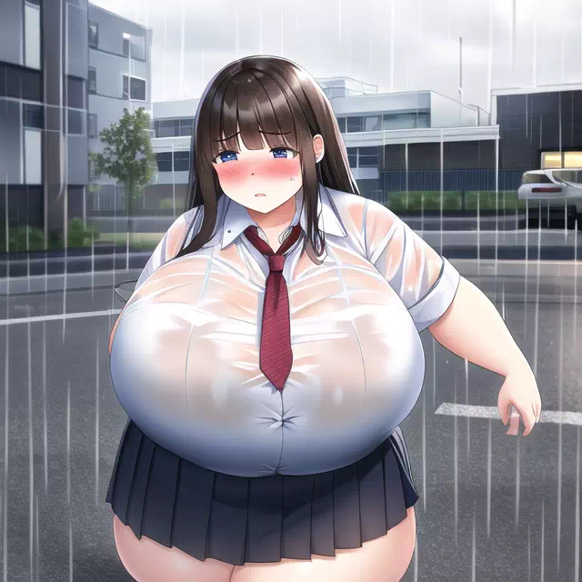 novelAI fat school girl7