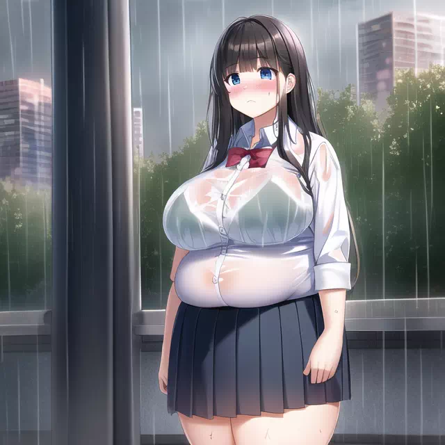 novelAI fat school girl7