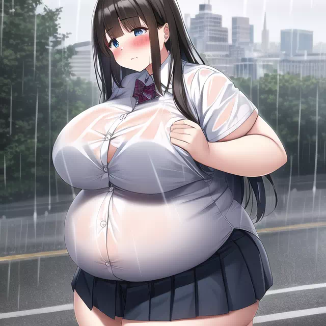 novelAI fat school girl7