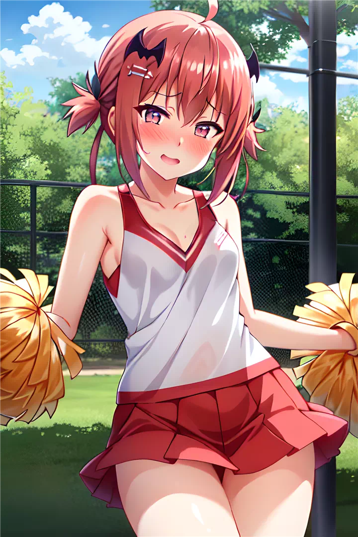 Satania chan cheerleader