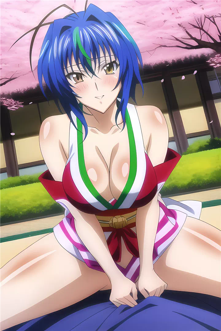 ゼノヴィアは春日本衣装で(Xenovia is Spring)