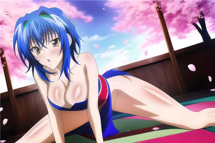 ゼノヴィアは春日本衣装で(Xenovia is Spring)