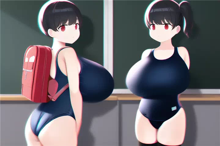 ロリ巨乳スク水ランドセル