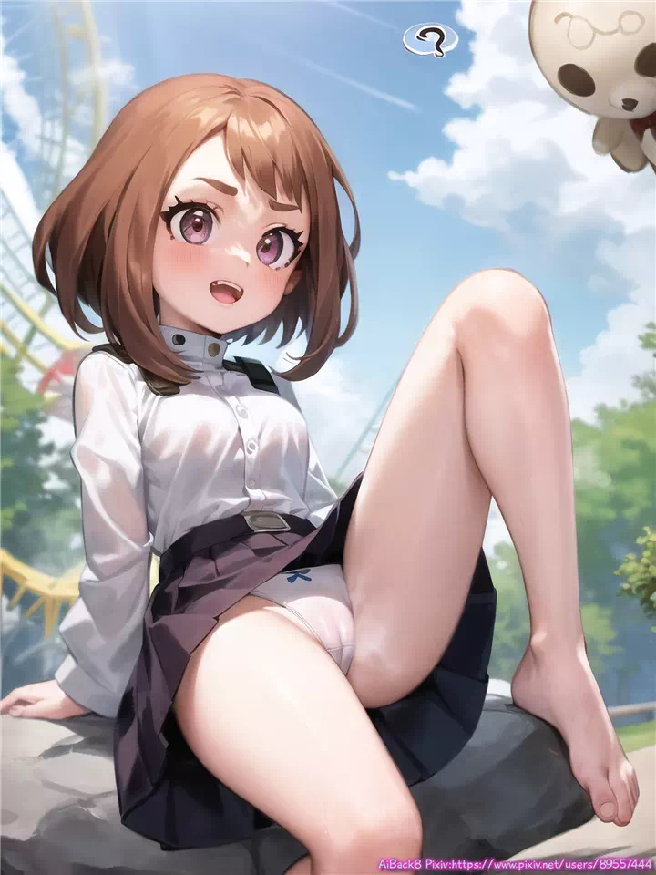 4)ochaco sitting #1